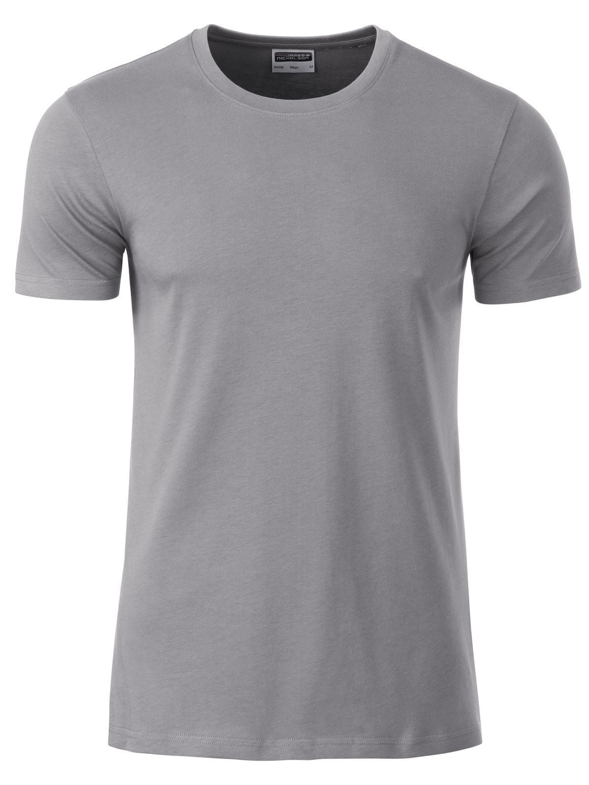Basic-T Herren T-Shirt – Daiber – Farbe steel-grey – individuell veredelbar