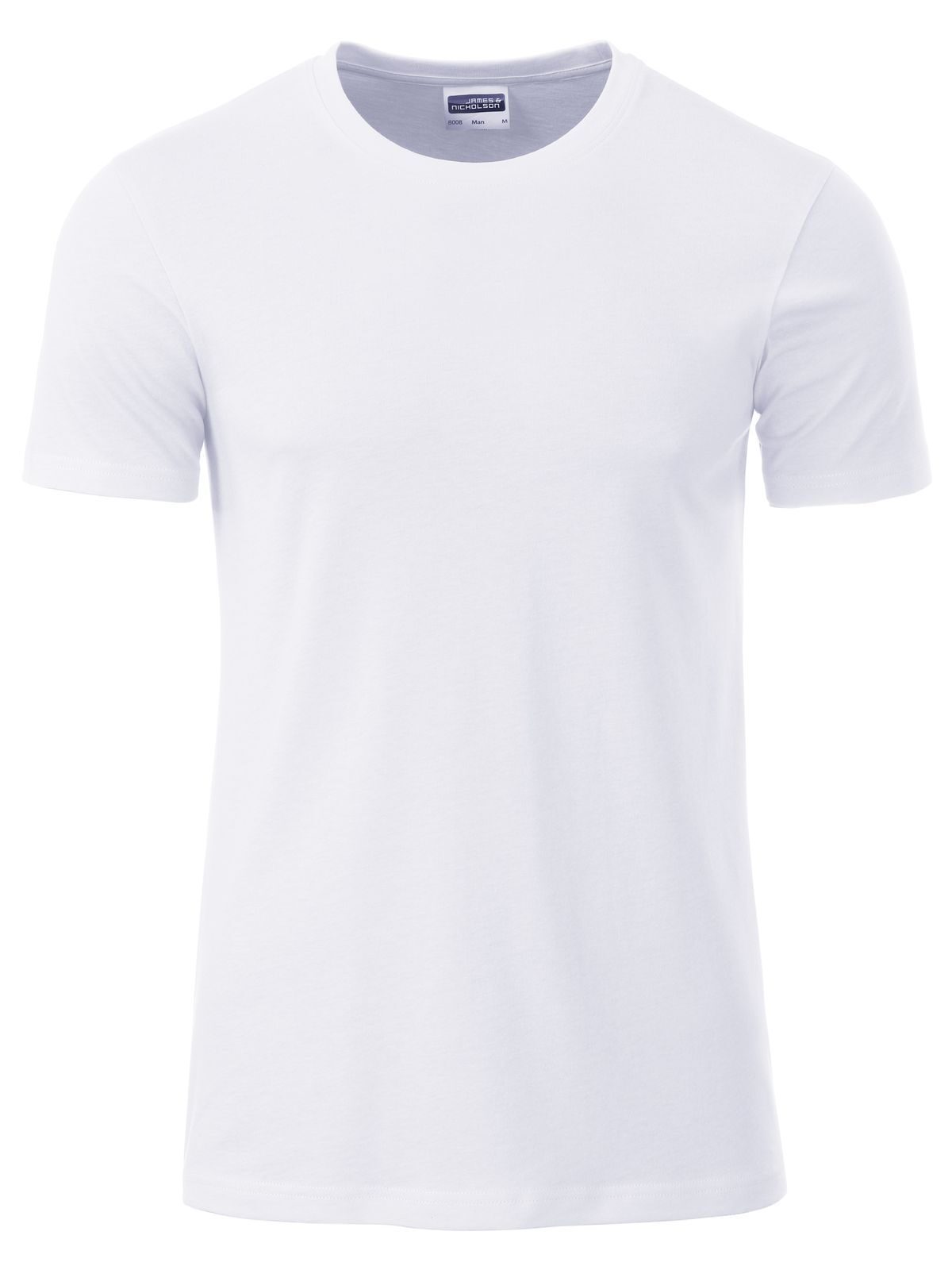 Basic-T Herren T-Shirt – Daiber – Farbe Weiß – individuell veredelbar