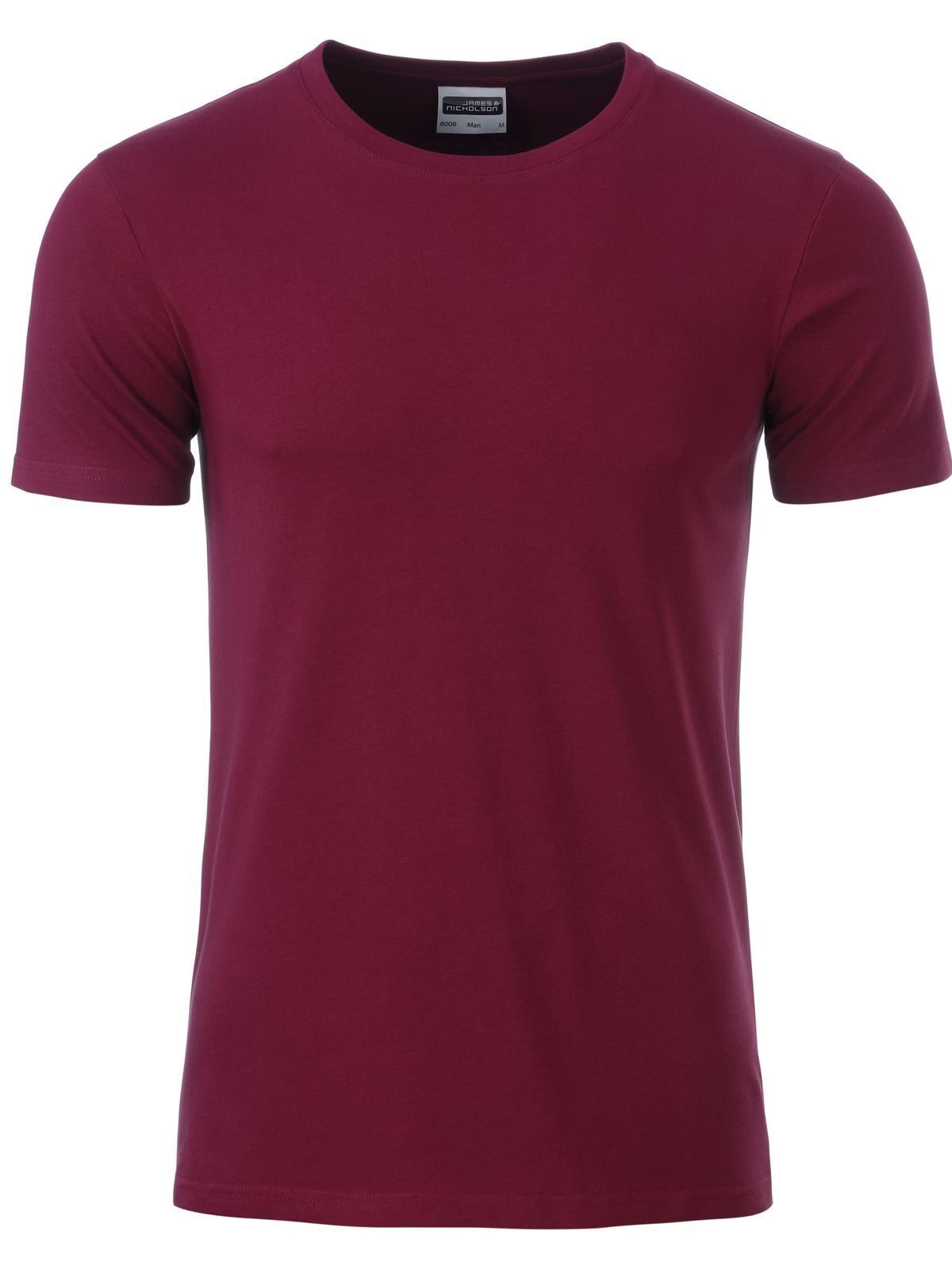 Basic-T Herren T-Shirt – Daiber – Farbe Bordeaux – individuell veredelbar