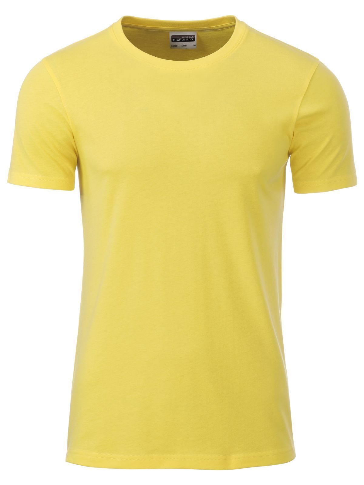 Basic-T Herren T-Shirt – Daiber – Farbe Gelb – individuell veredelbar