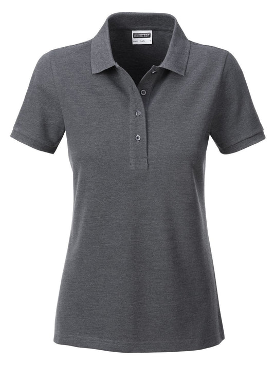Ladies' Basic Polo Damen Poloshirt – Daiber – Farbe black-heather – individuell veredelbar