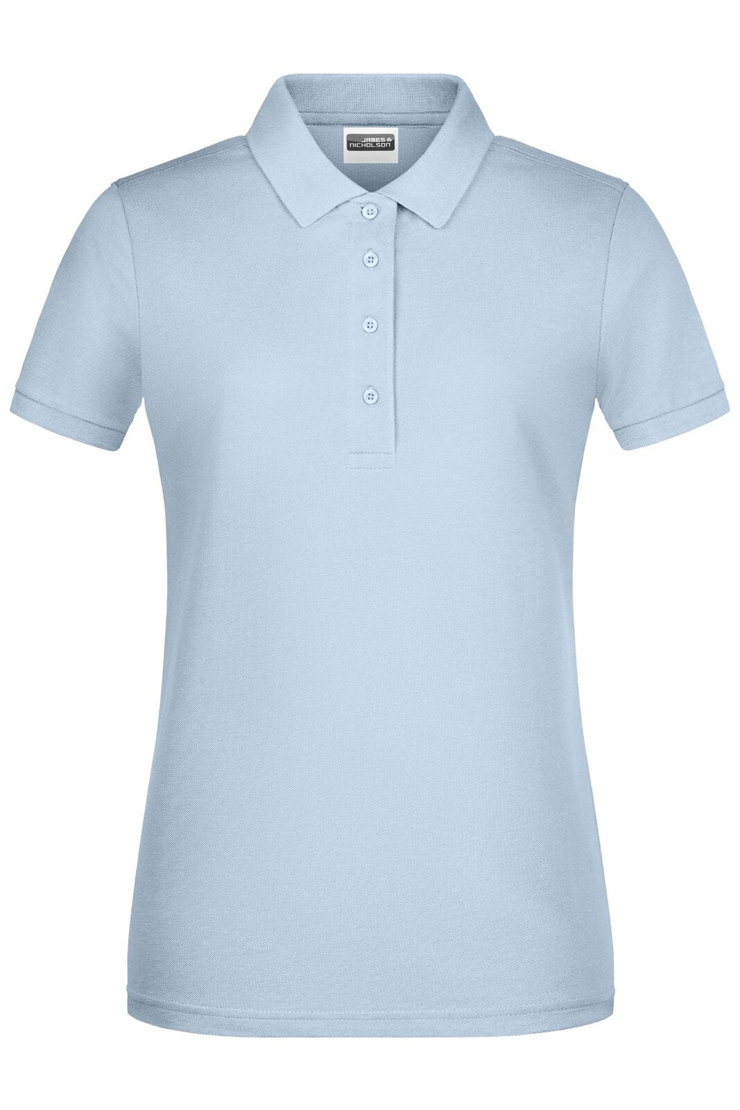 Ladies' Basic Polo Damen Poloshirt – Daiber – Farbe light-blue – individuell veredelbar