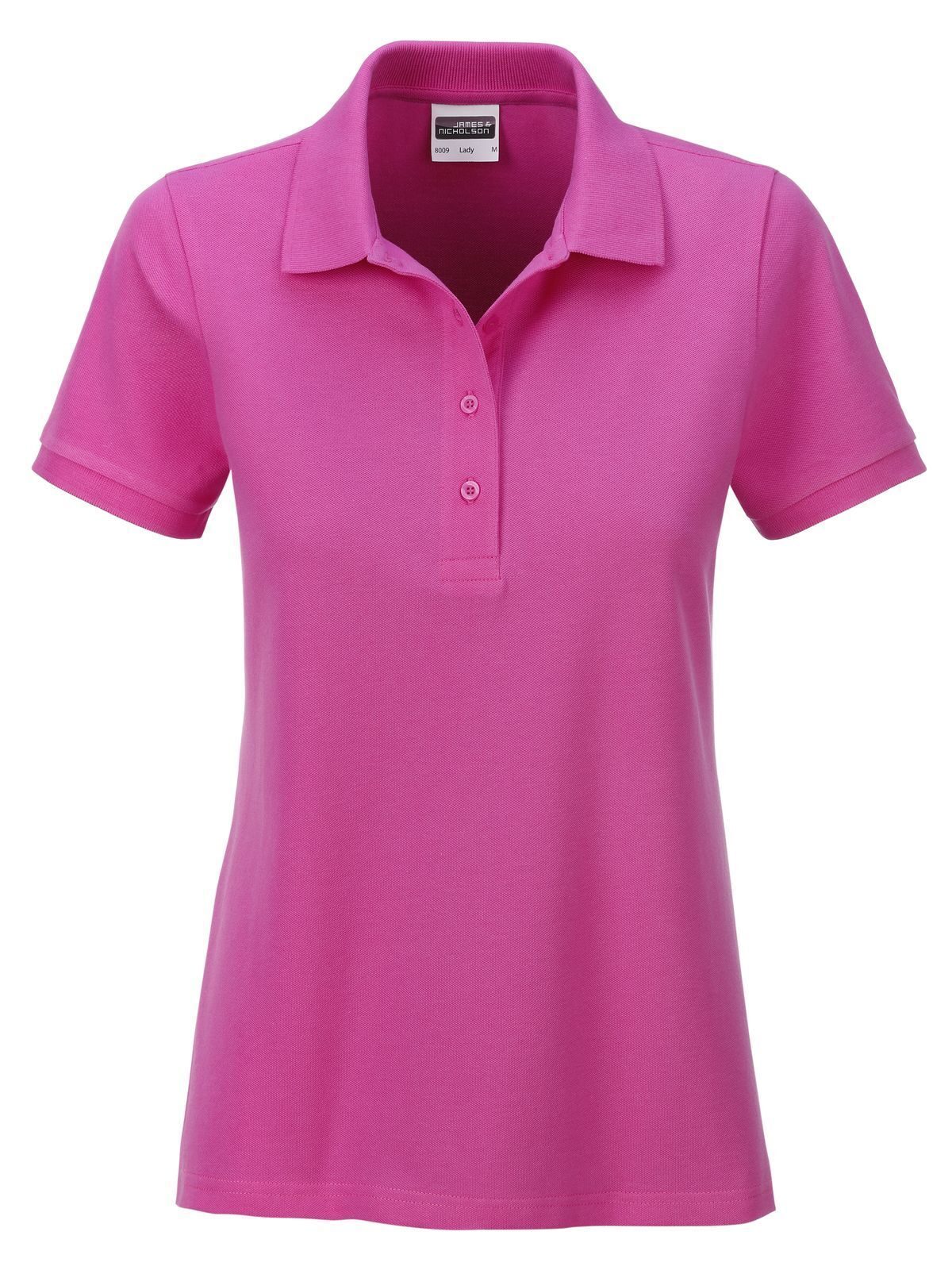 Ladies' Basic Polo Damen Poloshirt – Daiber – Farbe Pink – individuell veredelbar