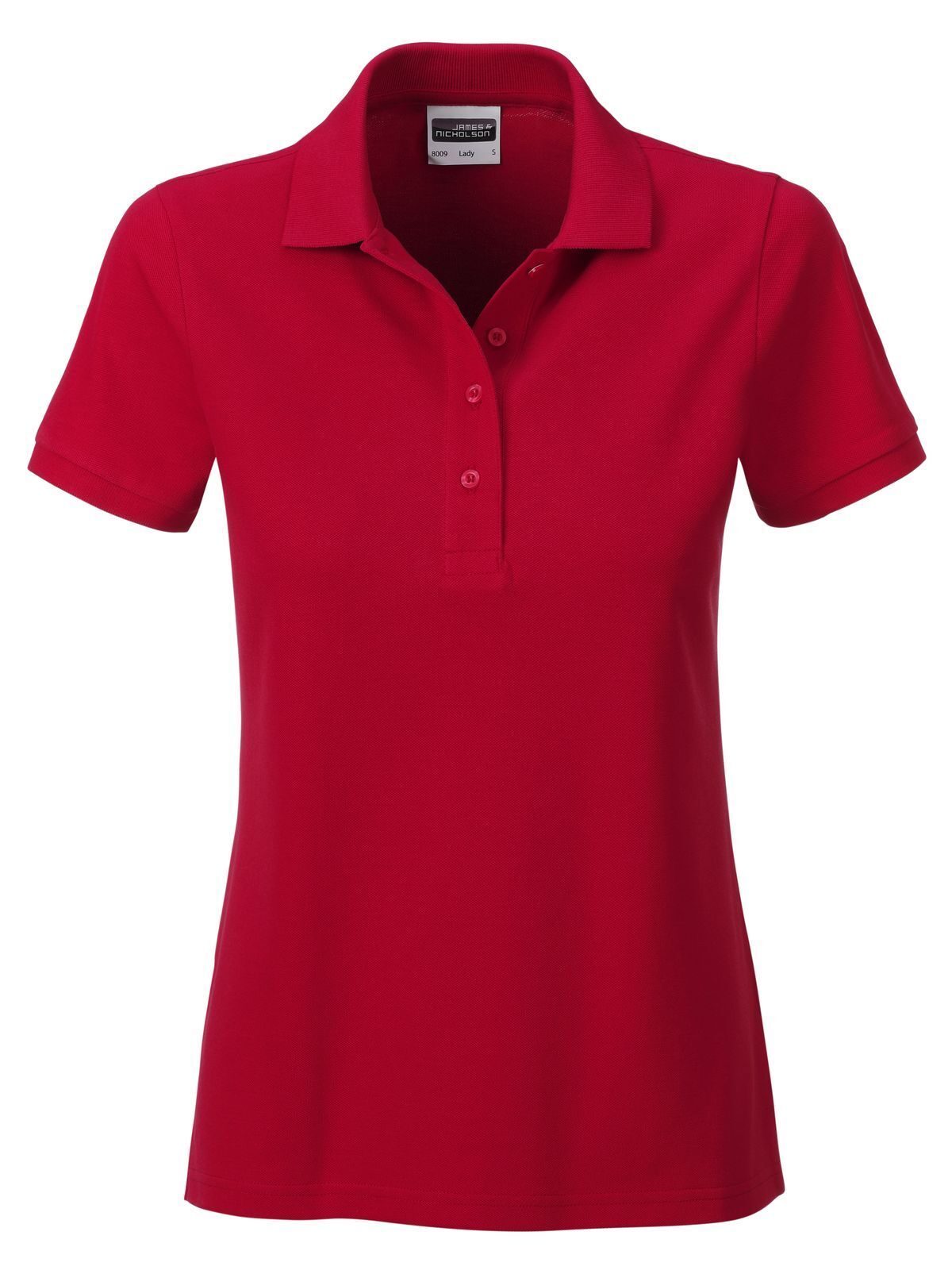 Ladies' Basic Polo Damen Poloshirt – Daiber – Farbe Rot – individuell veredelbar