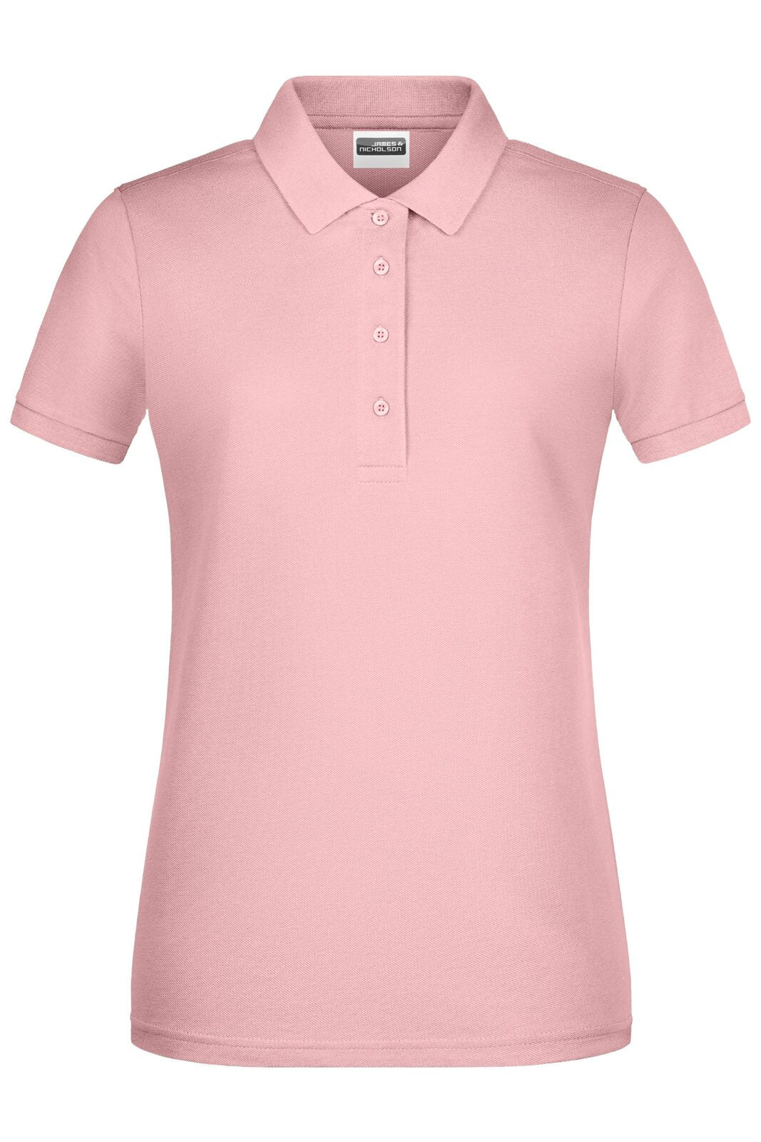 Ladies' Basic Polo Damen Poloshirt – Daiber – Farbe soft pink – individuell veredelbar