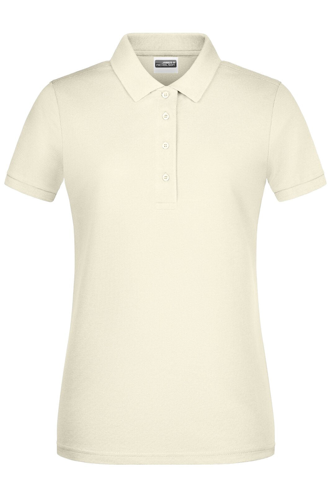 Ladies' Basic Polo Damen Poloshirt – Daiber – Farbe vanilla – individuell veredelbar