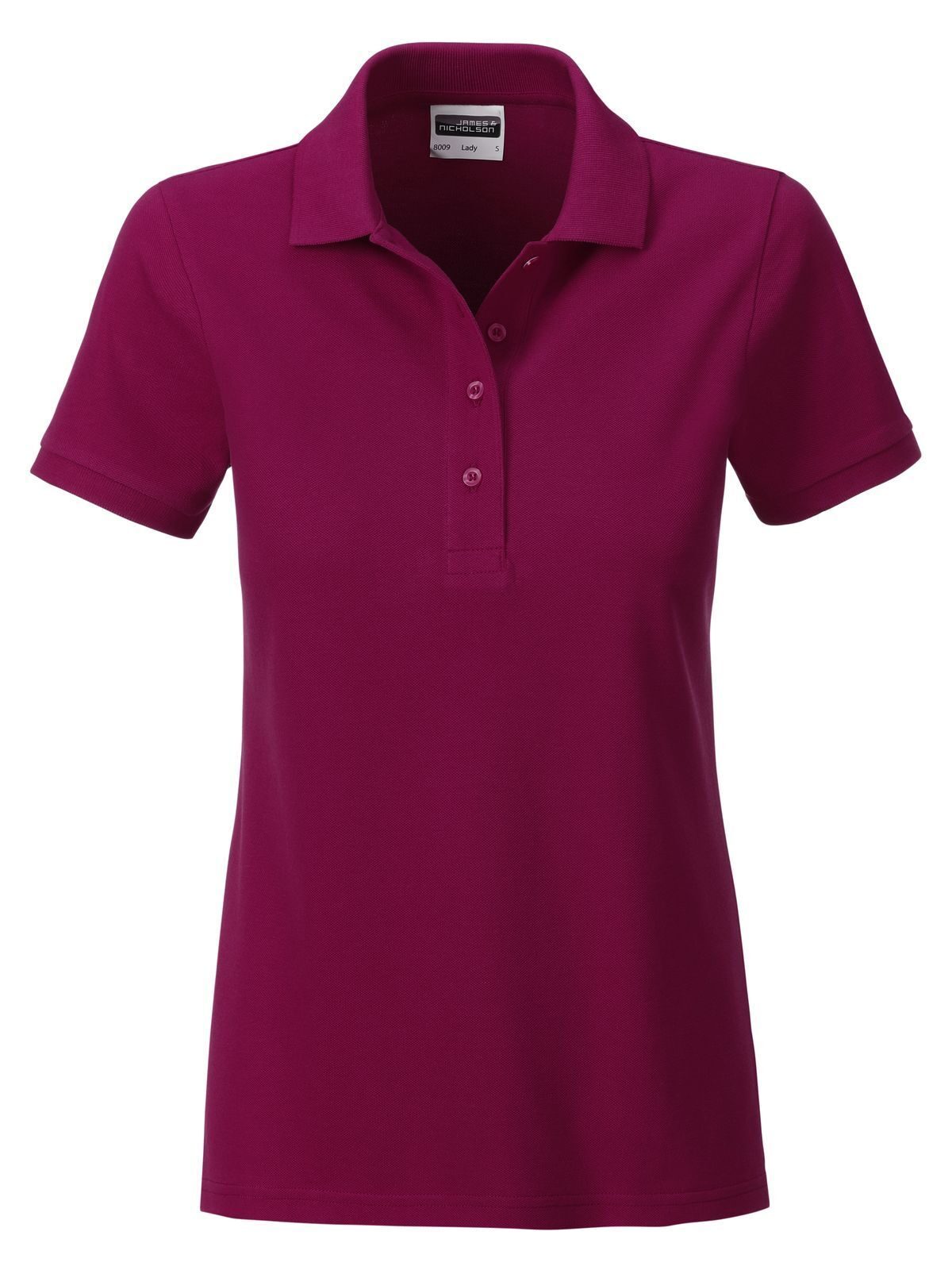 Ladies' Basic Polo Damen Poloshirt – Daiber – Farbe Bordeaux – individuell veredelbar