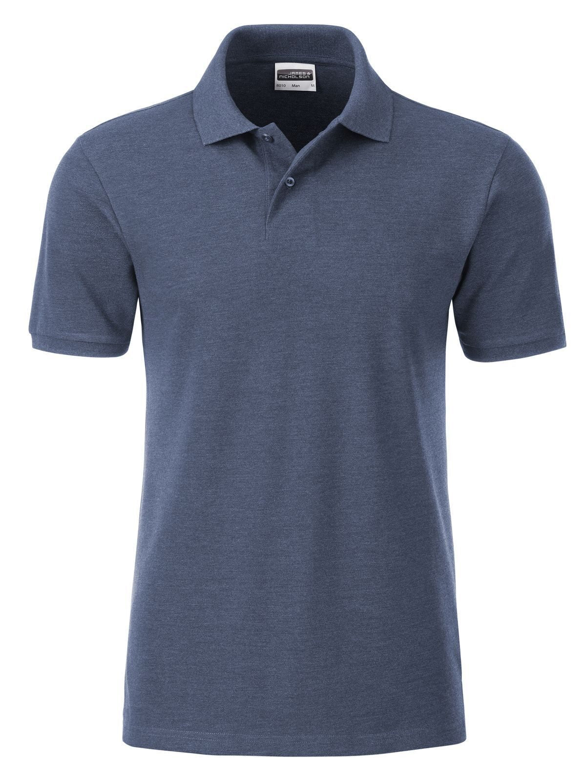 Basic Polo Herren Poloshirt – Daiber – Farbe light-denim-melange – individuell veredelbar