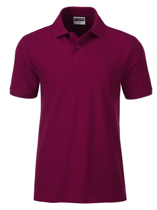 Basic Polo Herren Poloshirt – Daiber – Farbe Bordeaux – individuell veredelbar
