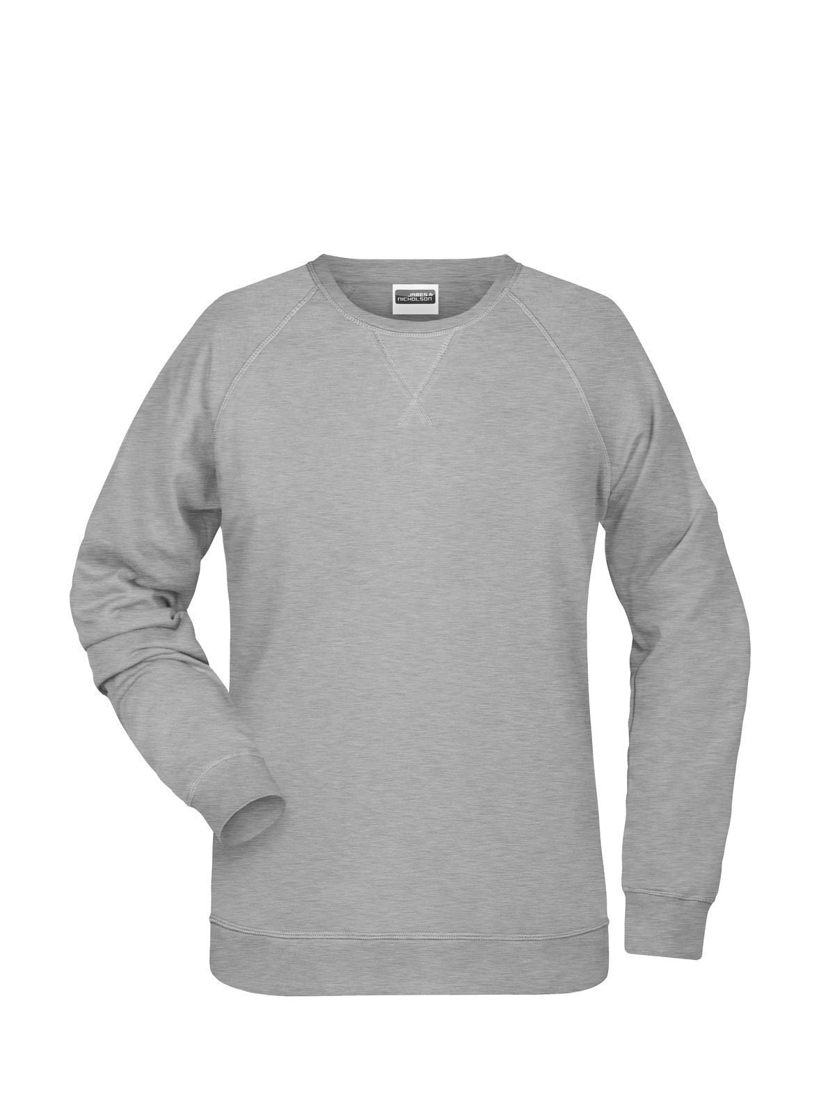 Ladies' Sweat Damen Sweatshirt / Hoodie – Daiber – Farbe grey-heather – individuell veredelbar