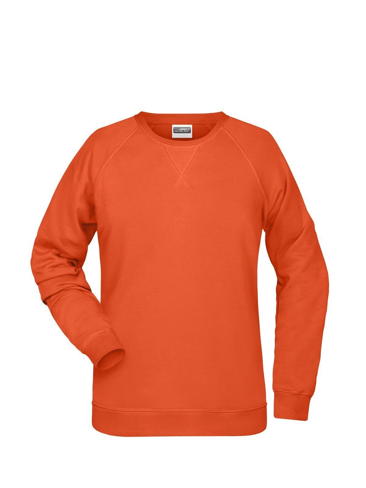 Ladies' Sweat Damen Sweatshirt / Hoodie – Daiber – Farbe Orange – individuell veredelbar