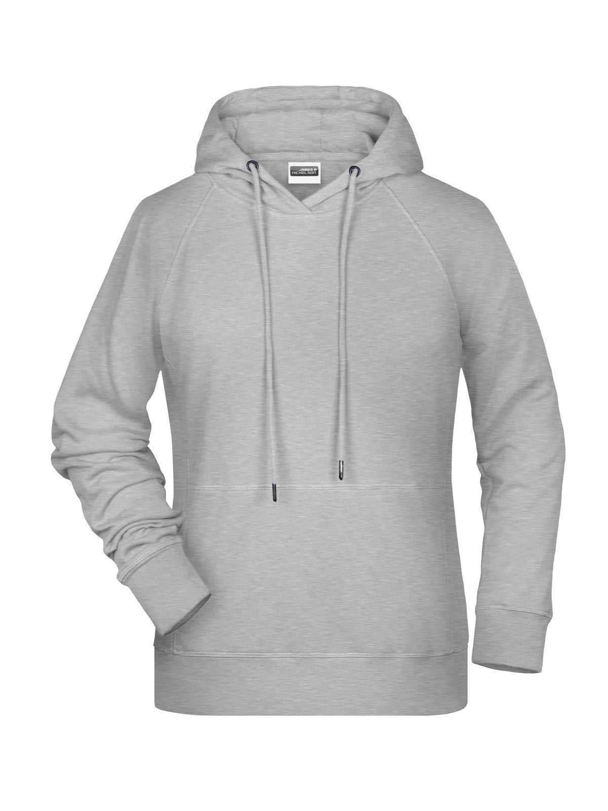 Ladies' Hoody Damen Sweatshirt / Hoodie – Daiber – Farbe grey-heather – individuell veredelbar