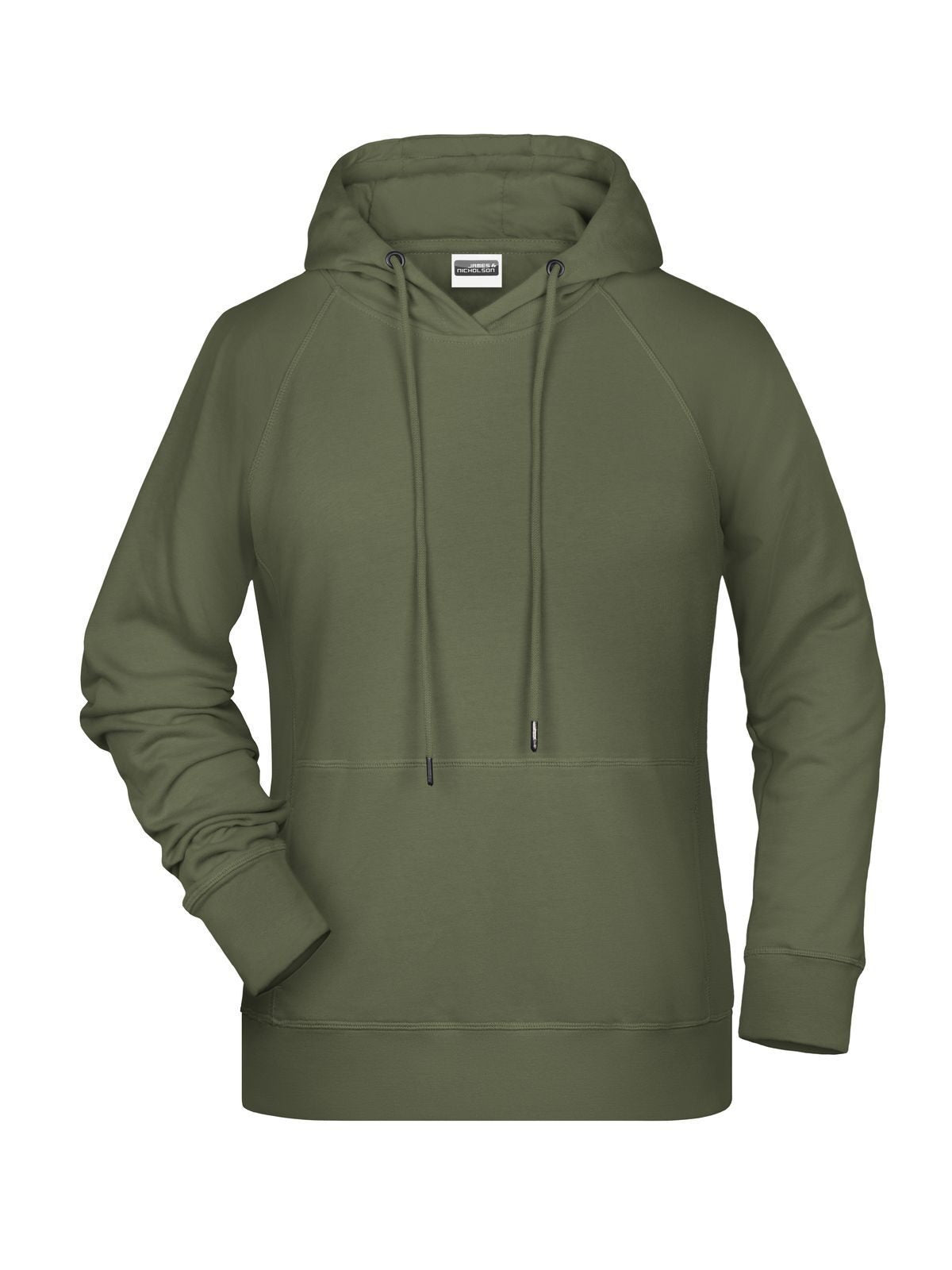 Ladies' Hoody Damen Sweatshirt / Hoodie – Daiber – Farbe Olive – individuell veredelbar