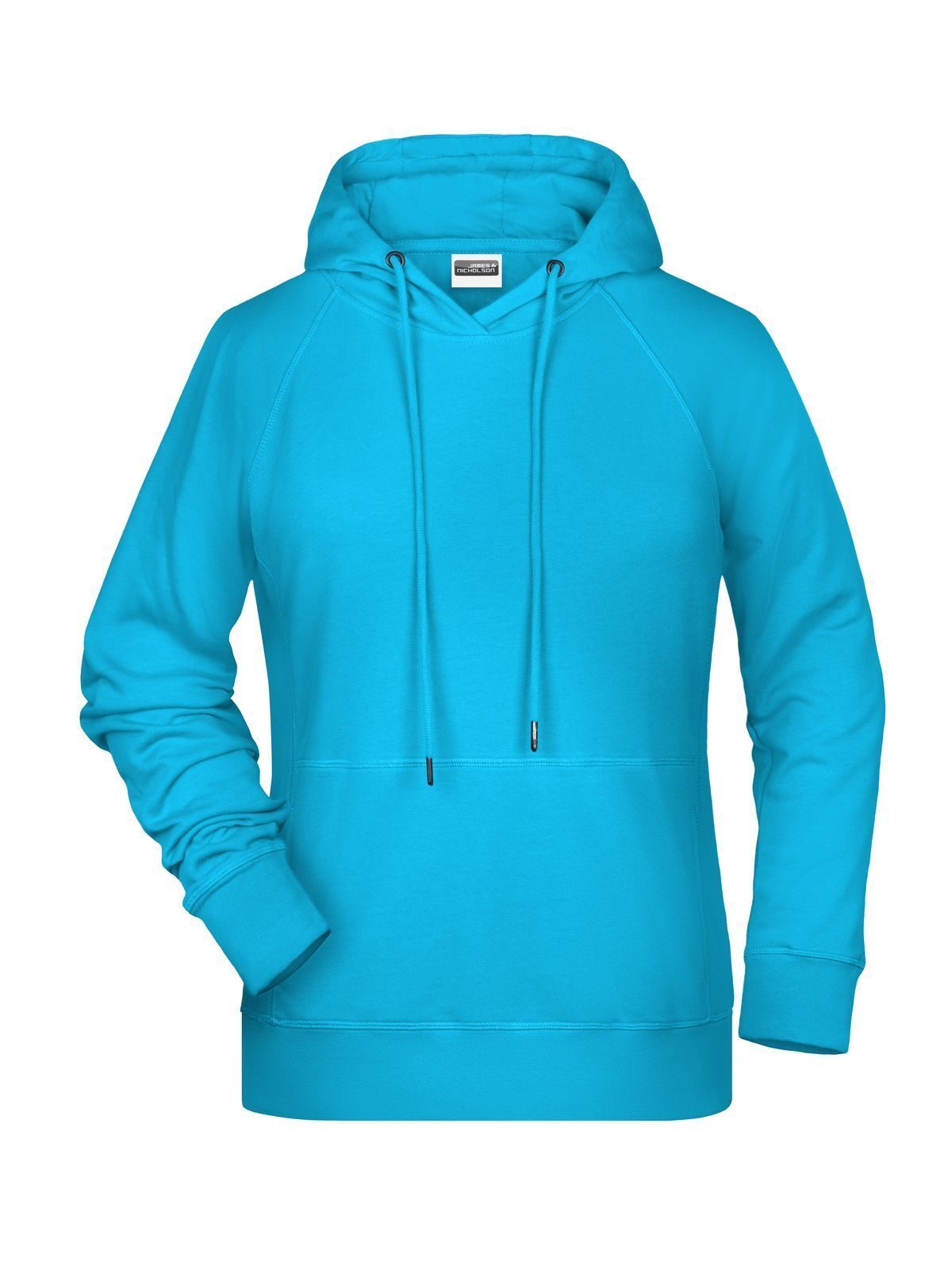 Ladies' Hoody Damen Sweatshirt / Hoodie – Daiber – Farbe Türkis – individuell veredelbar