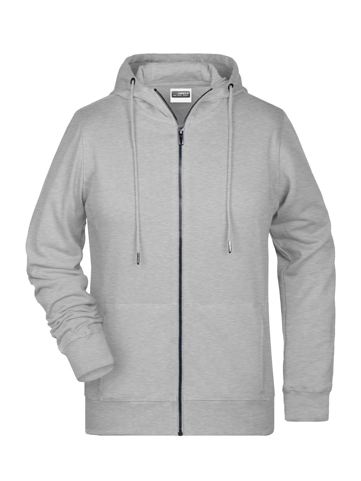 Ladies' Zip Hoody Damen Sweatshirt / Hoodie – Daiber – Farbe grey-heather – individuell veredelbar