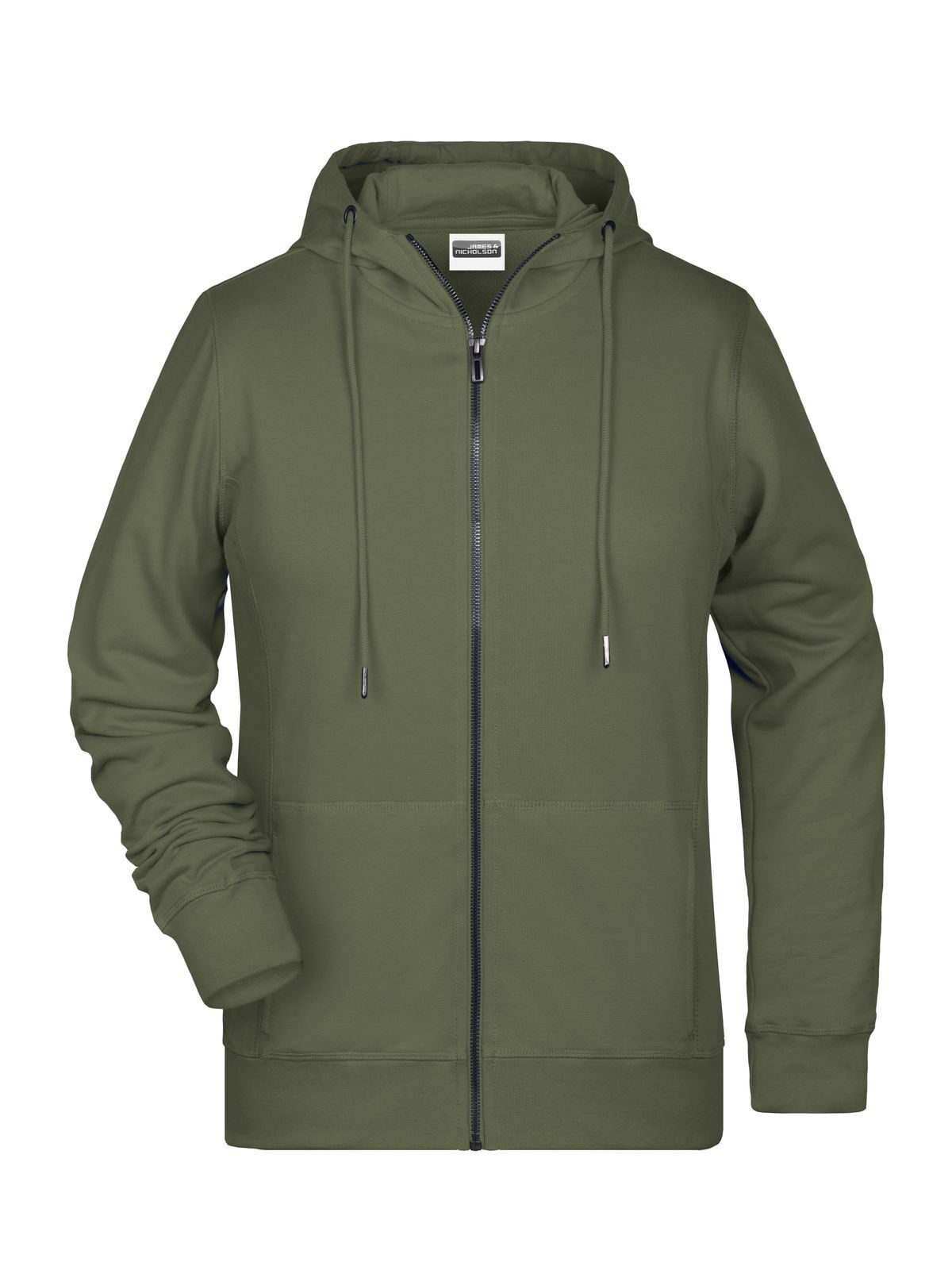 Ladies' Zip Hoody Damen Sweatshirt / Hoodie – Daiber – Farbe Olive – individuell veredelbar