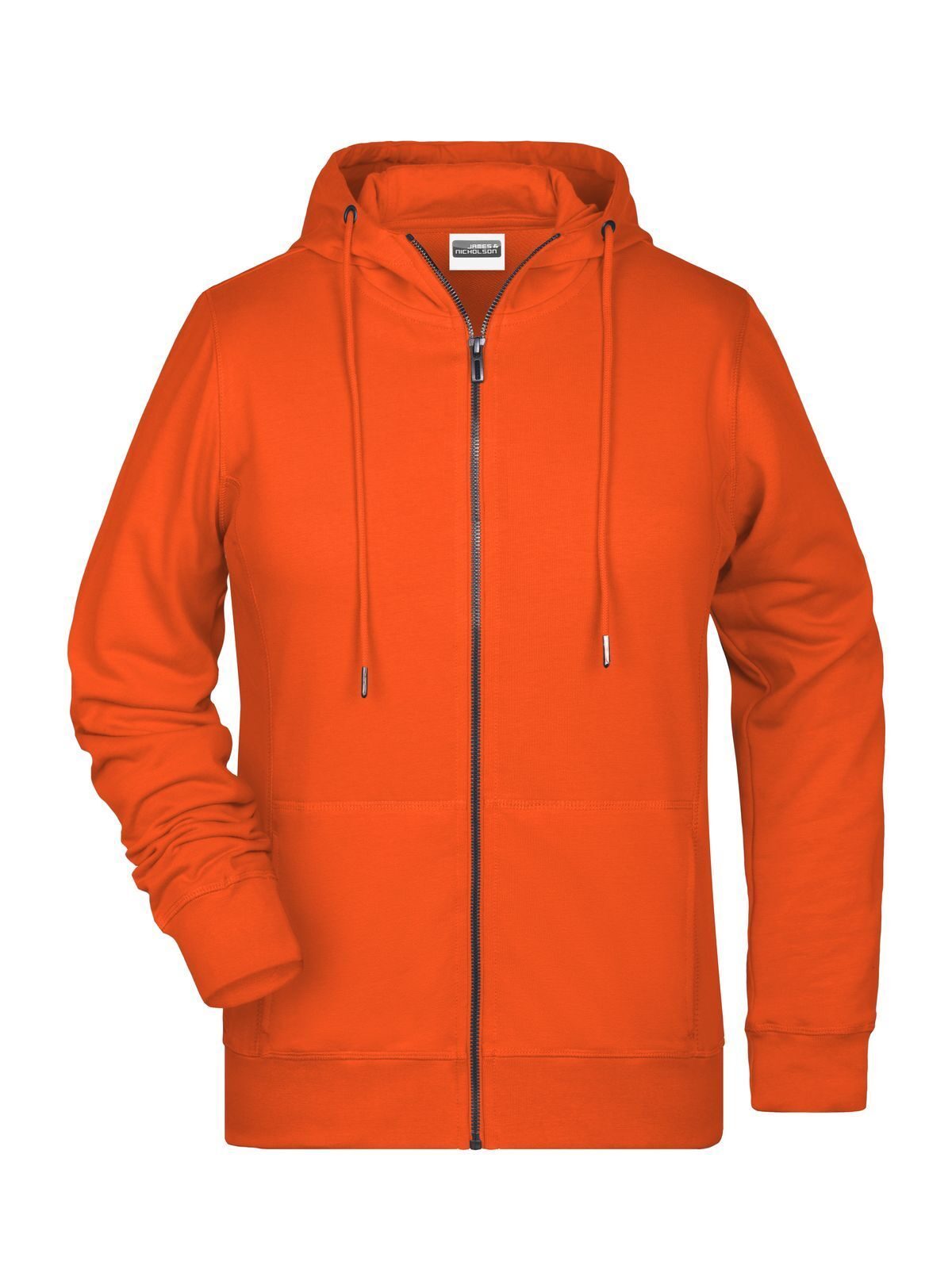 Ladies' Zip Hoody Damen Sweatshirt / Hoodie – Daiber – Farbe Orange – individuell veredelbar