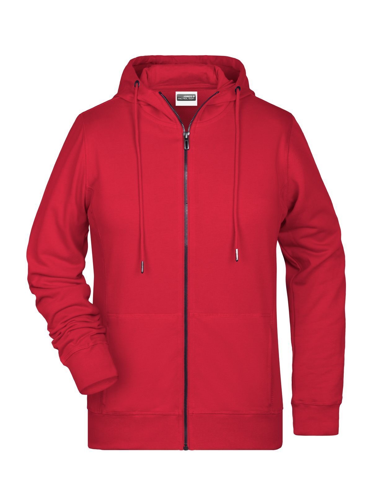Ladies' Zip Hoody Damen Sweatshirt / Hoodie – Daiber – Farbe Rot – individuell veredelbar