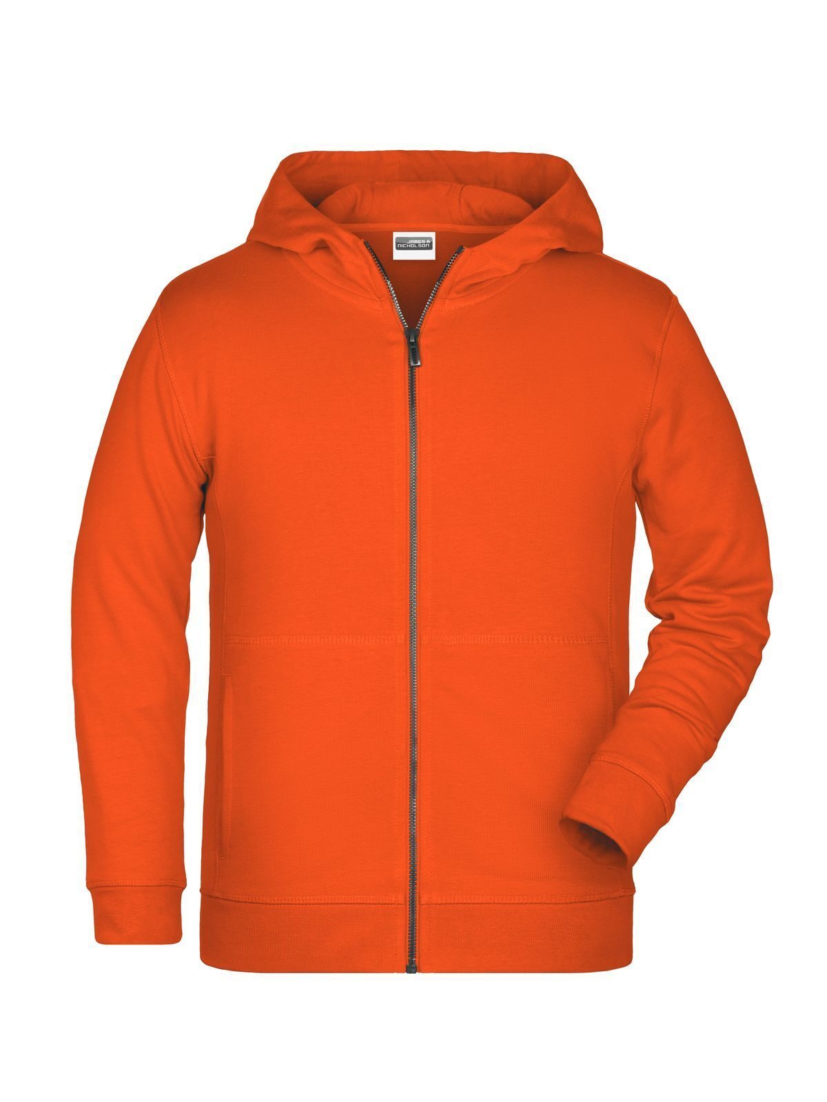 Zip Hoody Kinder Sweatshirt / Hoodie – Daiber – Farbe Orange – individuell veredelbar