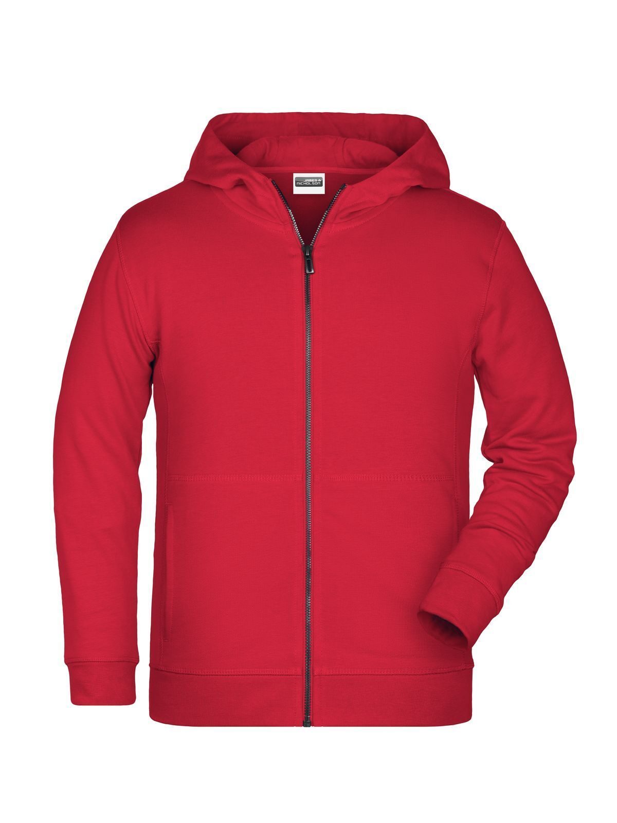 Zip Hoody Kinder Sweatshirt / Hoodie – Daiber – Farbe Rot – individuell veredelbar