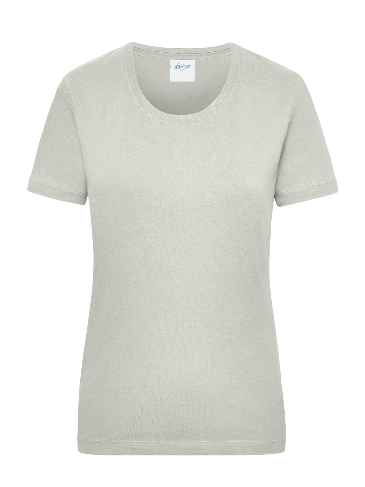Workwear-T Women Damen T-Shirt – Daiber – Farbe Cement – individuell veredelbar