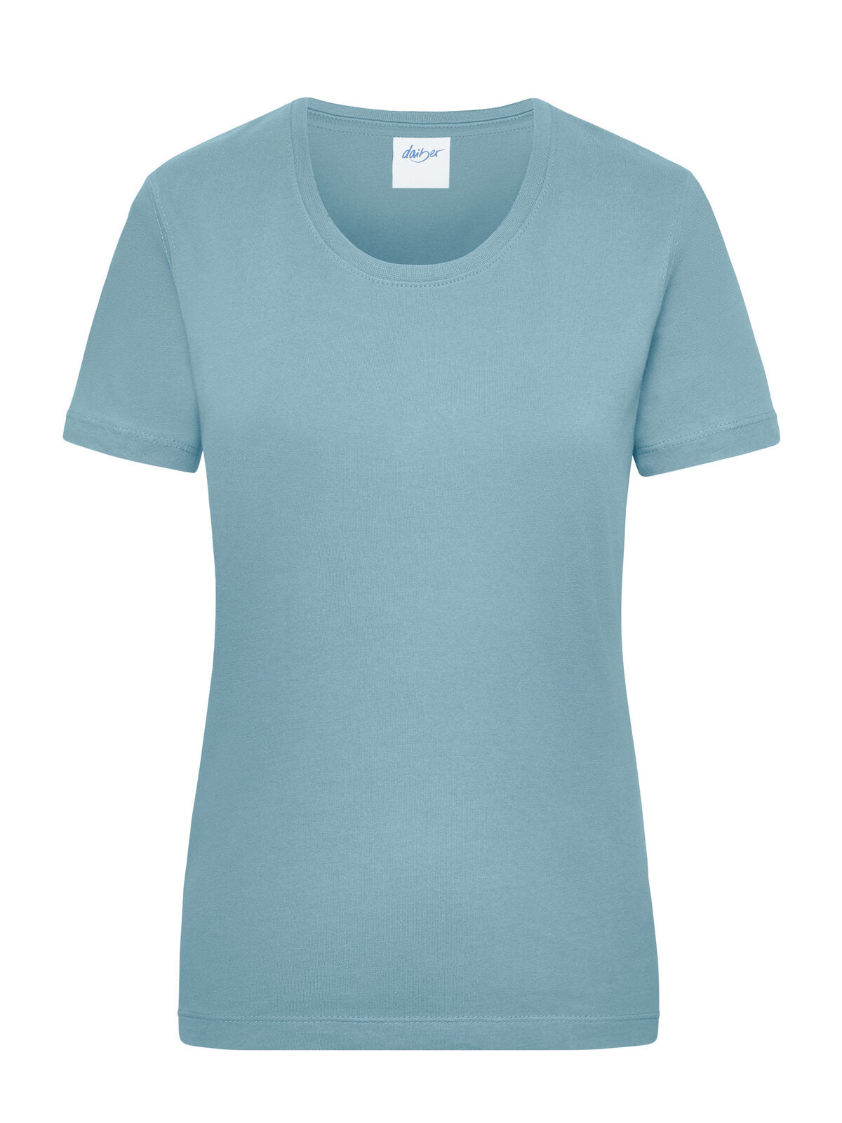 Workwear-T Women Damen T-Shirt – Daiber – Farbe steel-blue – individuell veredelbar