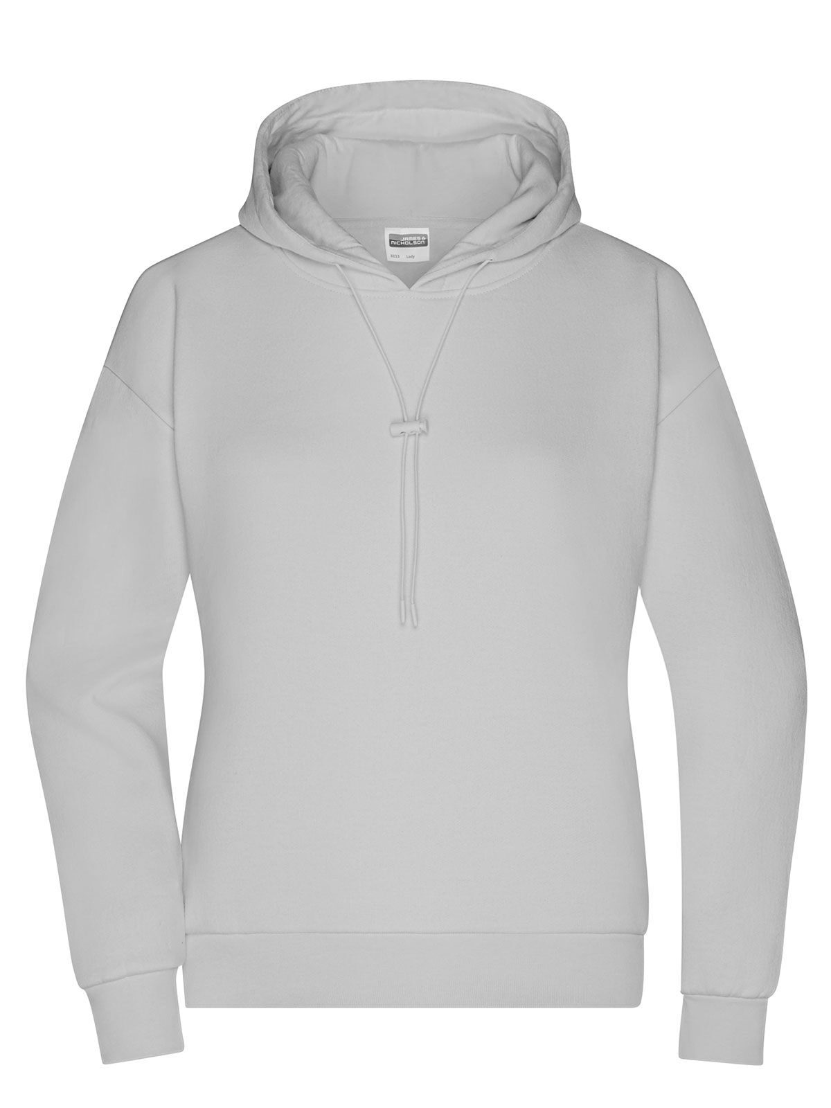 Ladies' Lounge Hoody Damen Sweatshirt / Hoodie – Daiber – Farbe soft-grey – individuell veredelbar