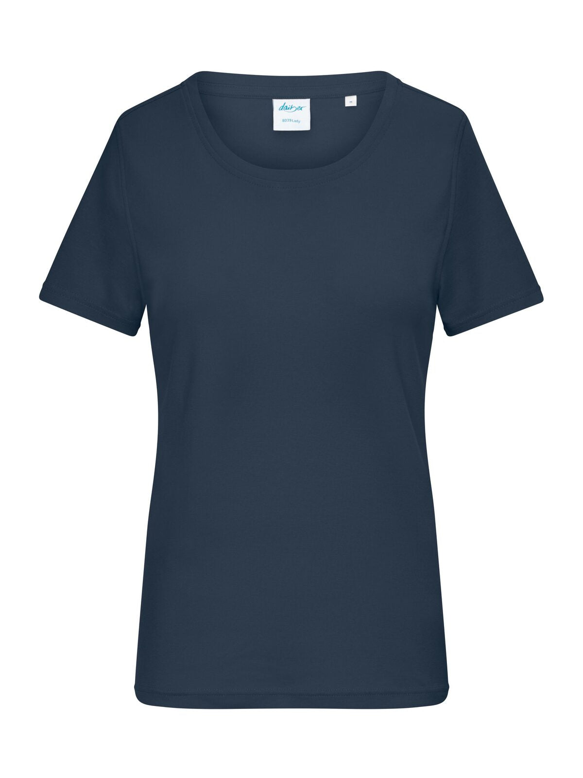 Ladies' 1:1 Rib Damen T-Shirt – Daiber – Farbe Navy – individuell veredelbar