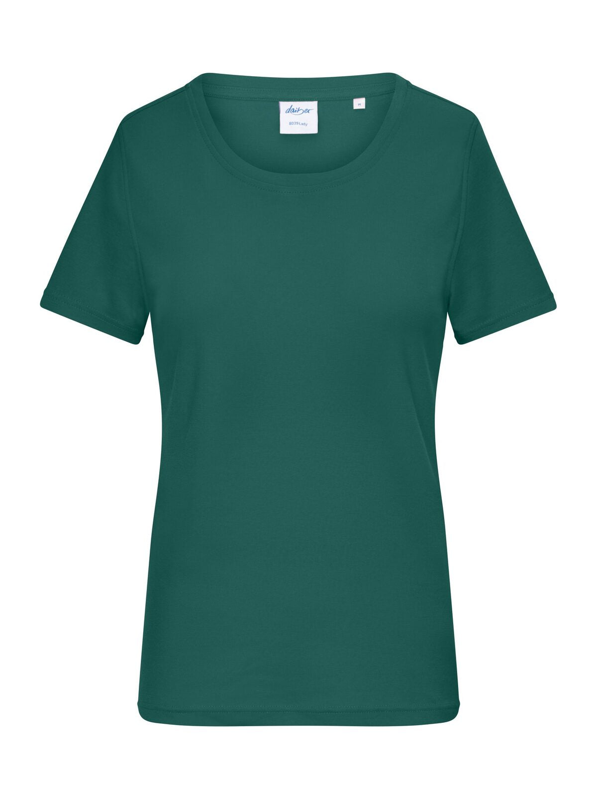 Ladies' 1:1 Rib Damen T-Shirt – Daiber – Farbe smoky-green – individuell veredelbar