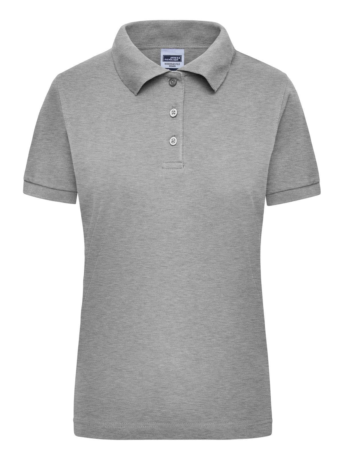 Workwear Polo Women Damen Poloshirt – Daiber – Farbe grey-heather – individuell veredelbar