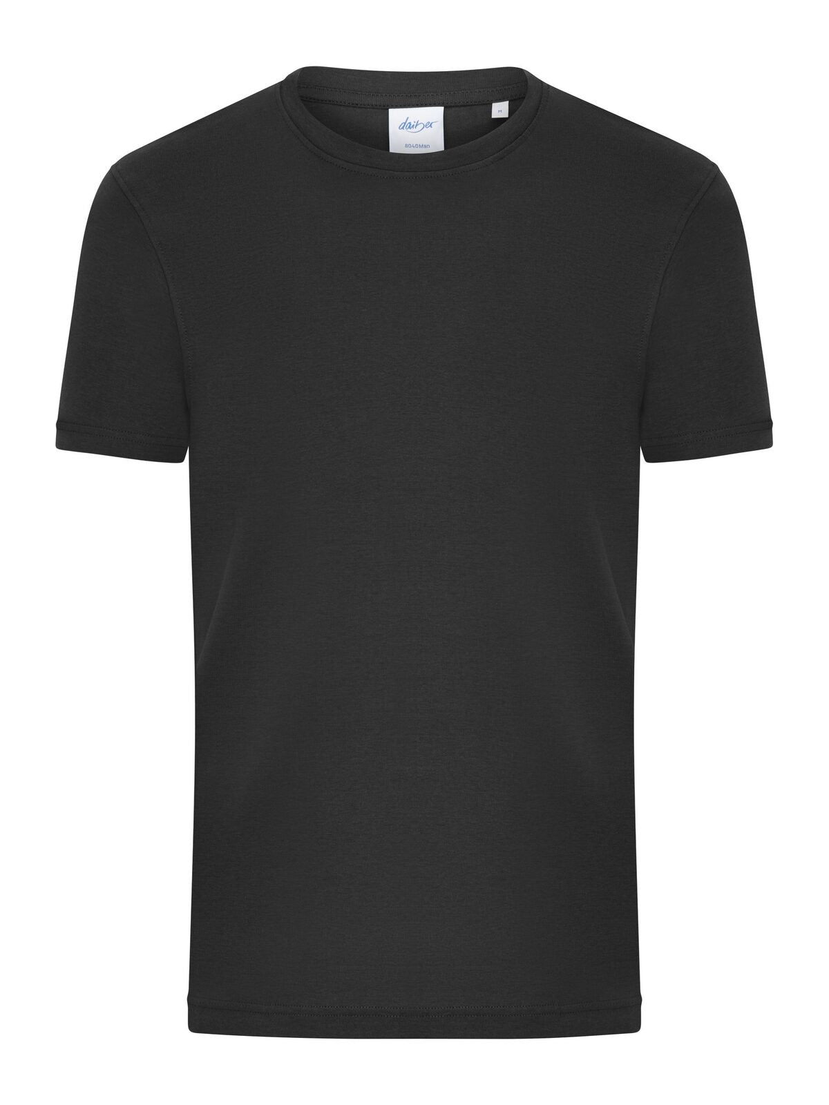 1:1 Rib Herren T-Shirt – Daiber – Farbe Schwarz – individuell veredelbar
