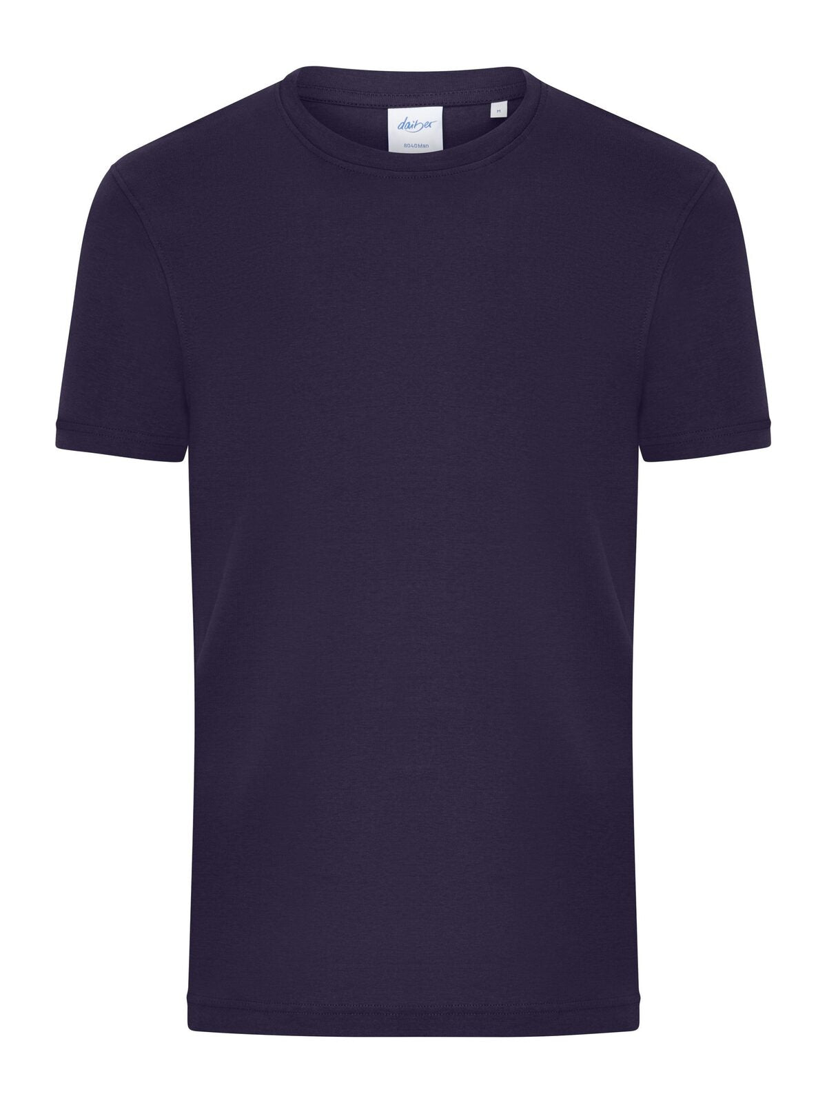1:1 Rib Herren T-Shirt – Daiber – Farbe deep purple – individuell veredelbar