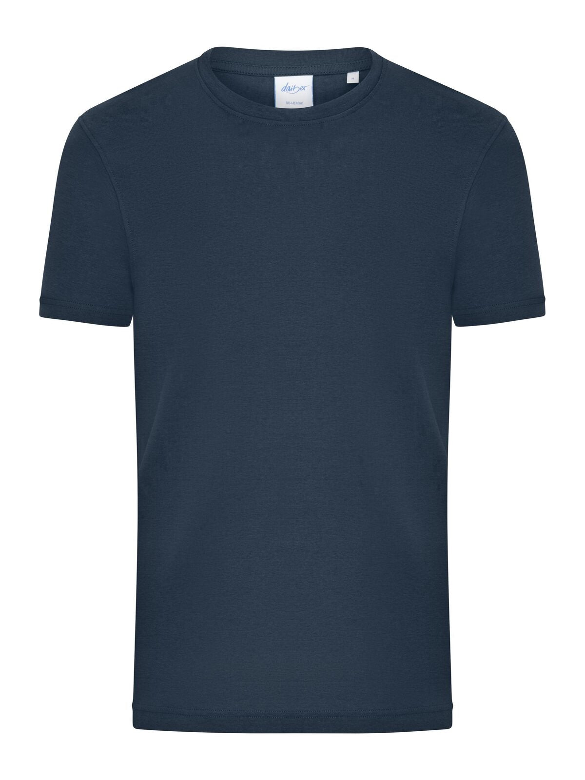1:1 Rib Herren T-Shirt – Daiber – Farbe Navy – individuell veredelbar