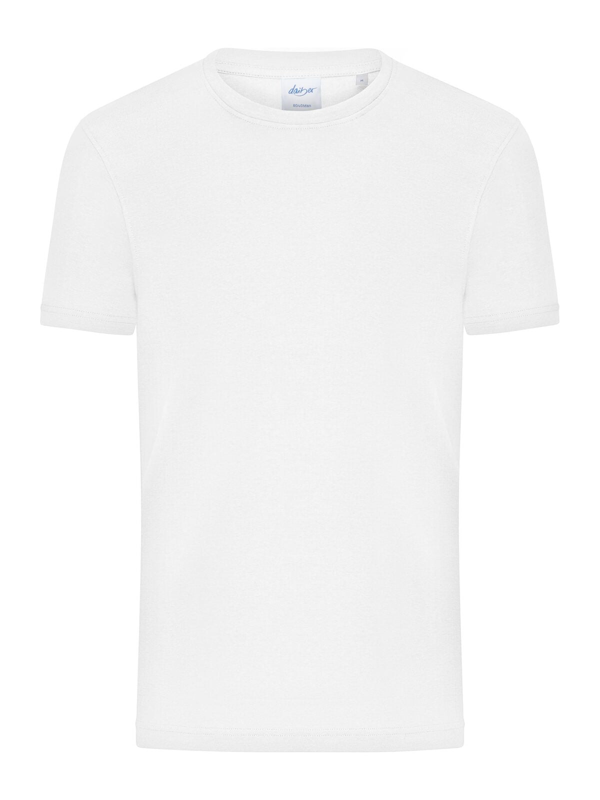 1:1 Rib Herren T-Shirt – Daiber – Farbe Weiß – individuell veredelbar