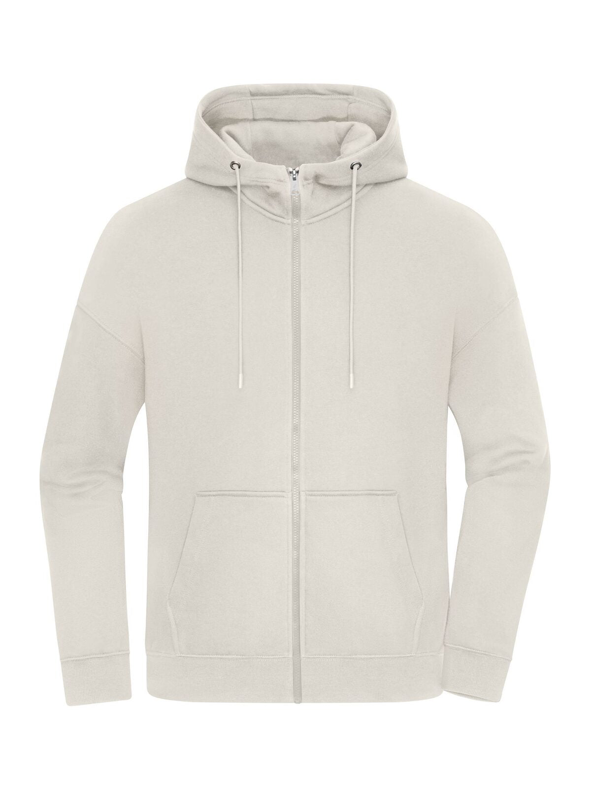 Oversized Hooded Jacket Unisex Sweatshirt / Hoodie – Daiber – Farbe sandstone – individuell veredelbar