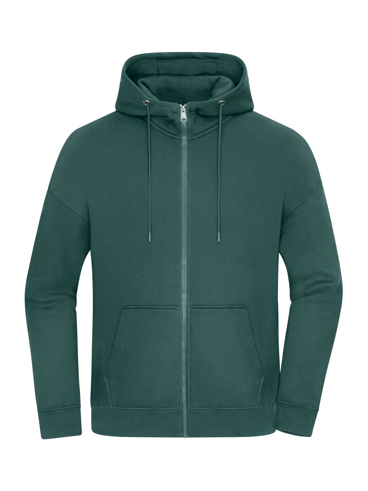 Oversized Hooded Jacket Unisex Sweatshirt / Hoodie – Daiber – Farbe smoky-green – individuell veredelbar