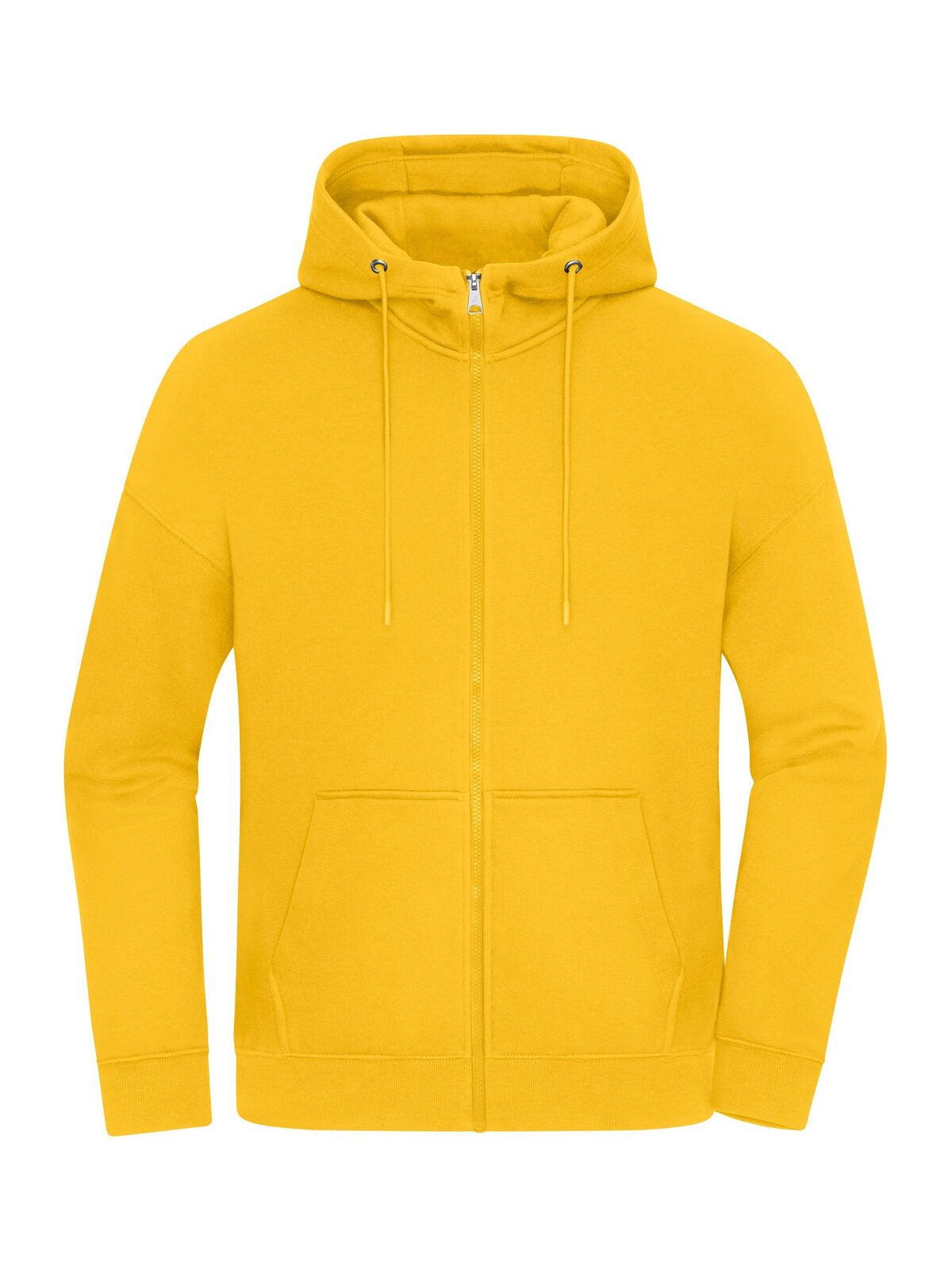 Oversized Hooded Jacket Unisex Sweatshirt / Hoodie – Daiber – Farbe sunflower – individuell veredelbar