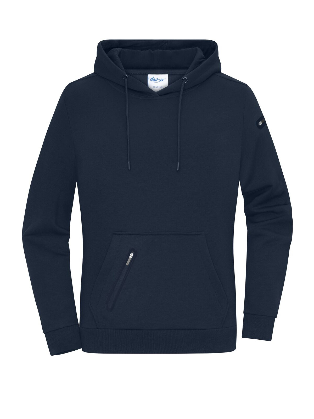 Ladies' Hoody Interlock Damen Sweatshirt / Hoodie – Daiber – Farbe Navy – individuell veredelbar