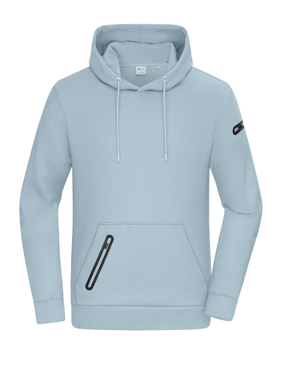 Hoody Interlock Herren Sweatshirt / Hoodie – Daiber – Farbe milky blue – individuell veredelbar
