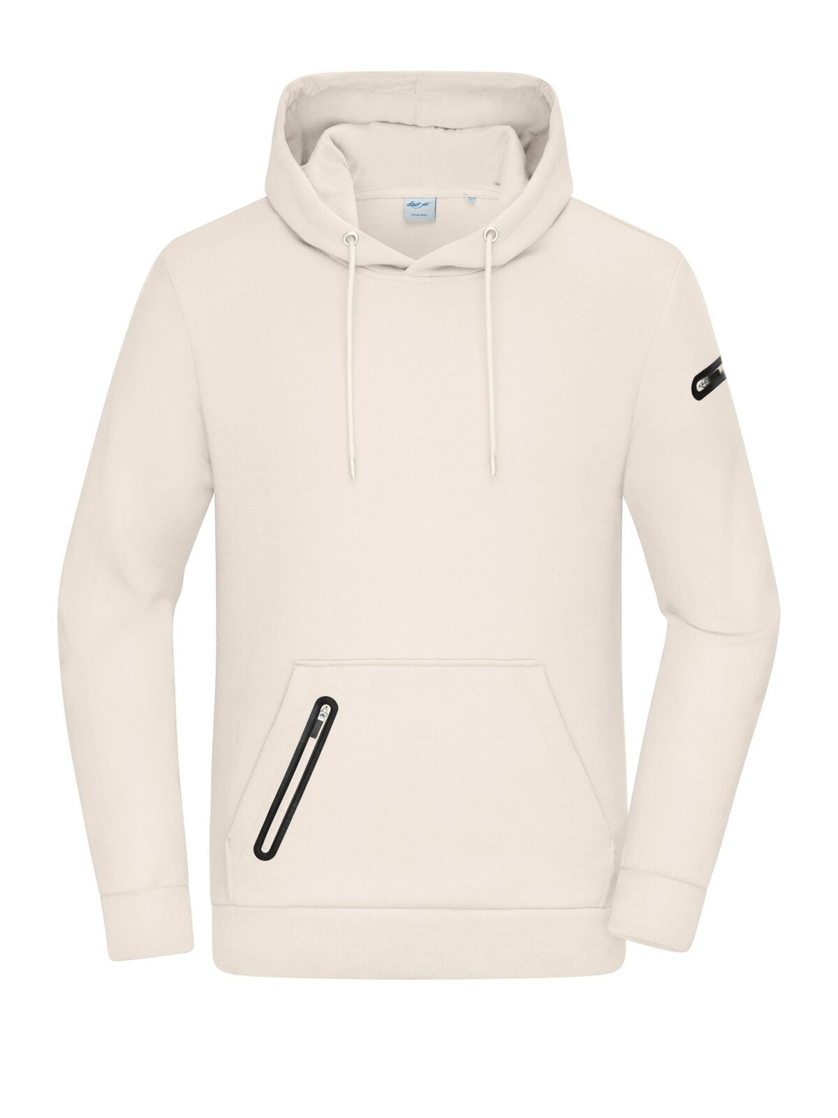Hoody Interlock Herren Sweatshirt / Hoodie – Daiber – Farbe sandstone – individuell veredelbar