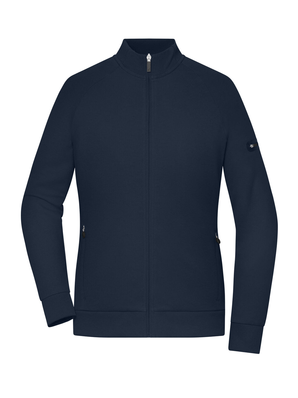 Ladies‘ Zip Jacket Interlock Damen Sweatshirt / Hoodie – Daiber – Farbe Navy – individuell veredelbar
