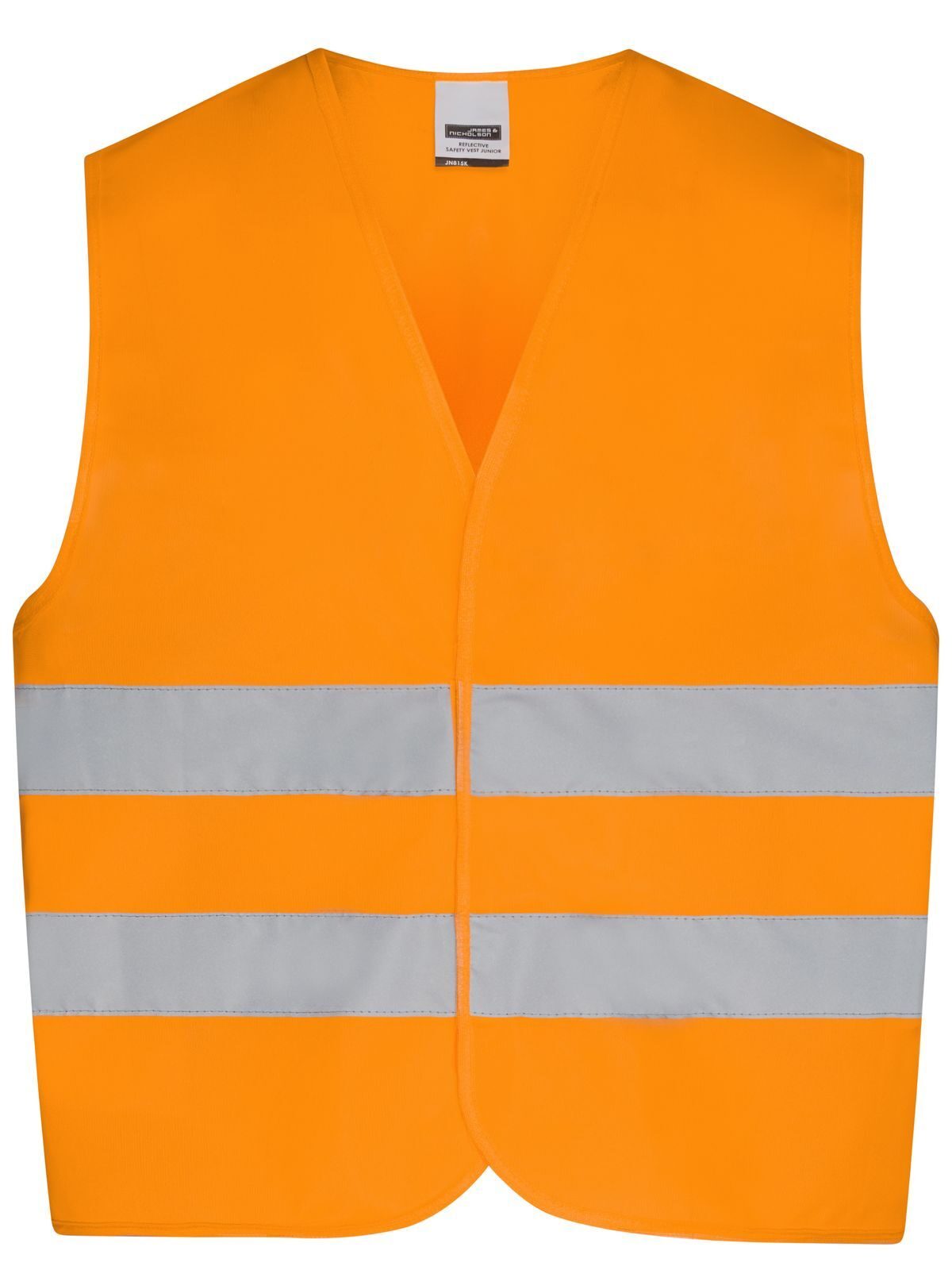 Kinder Warnweste / Sicherheitsweste – Daiber – Farbe fluorescent-orange – individuell veredelbar