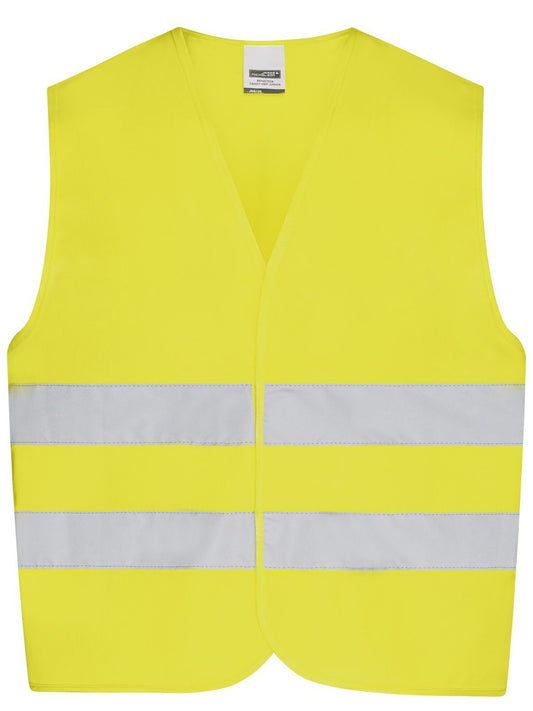 Kinder Warnweste / Sicherheitsweste – Daiber – Farbe fluorescent-yellow – individuell veredelbar