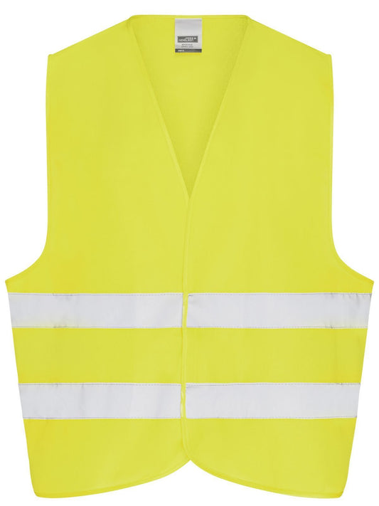 Adults Warnweste / Sicherheitsweste – Daiber – Farbe fluorescent-yellow – individuell veredelbar