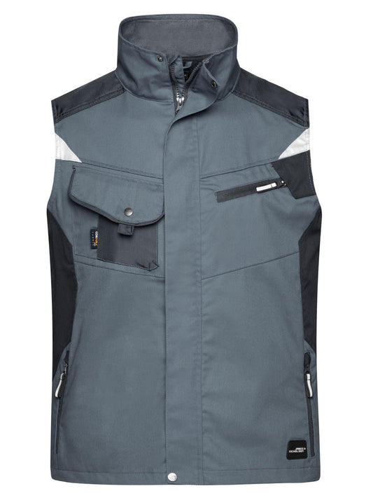 Workwear Vest - Strong Herren Jacke – Daiber – Farbe carbon/black – individuell veredelbar