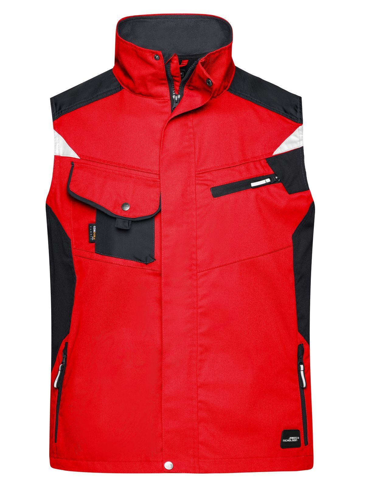 Workwear Vest - Strong Herren Jacke – Daiber – Farbe red/black – individuell veredelbar