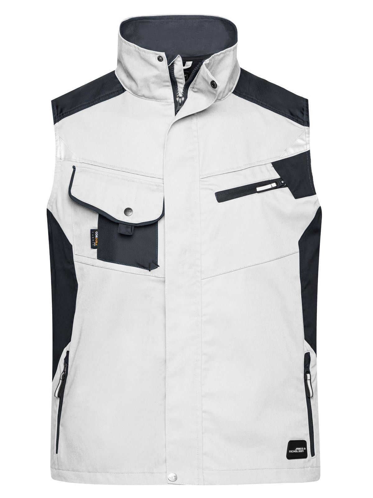 Workwear Vest - Strong Herren Jacke – Daiber – Farbe white/carbon – individuell veredelbar