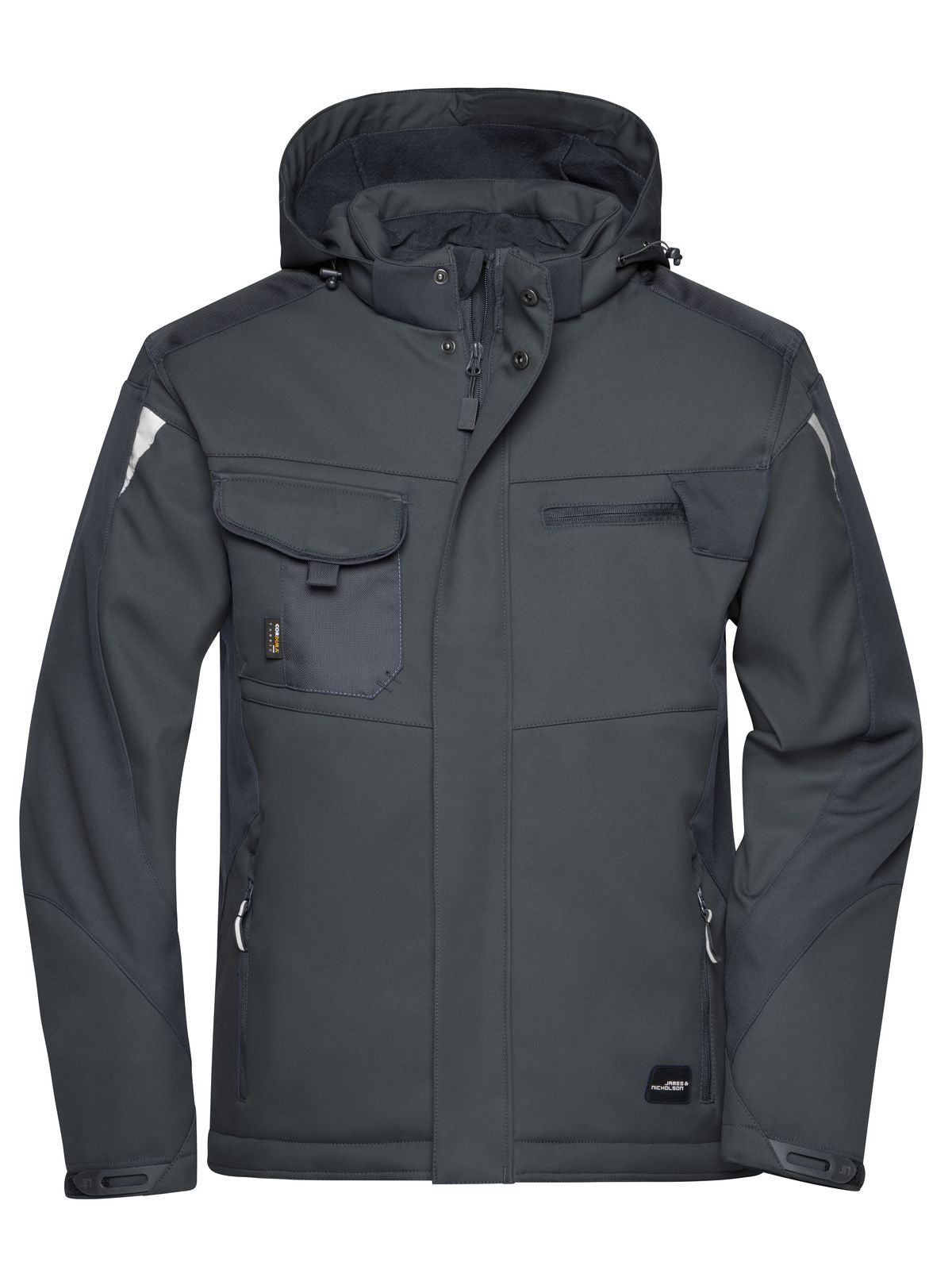 Craftsmen Softshell Jacket - Strong Herren – Daiber – Farbe black/black – individuell veredelbar