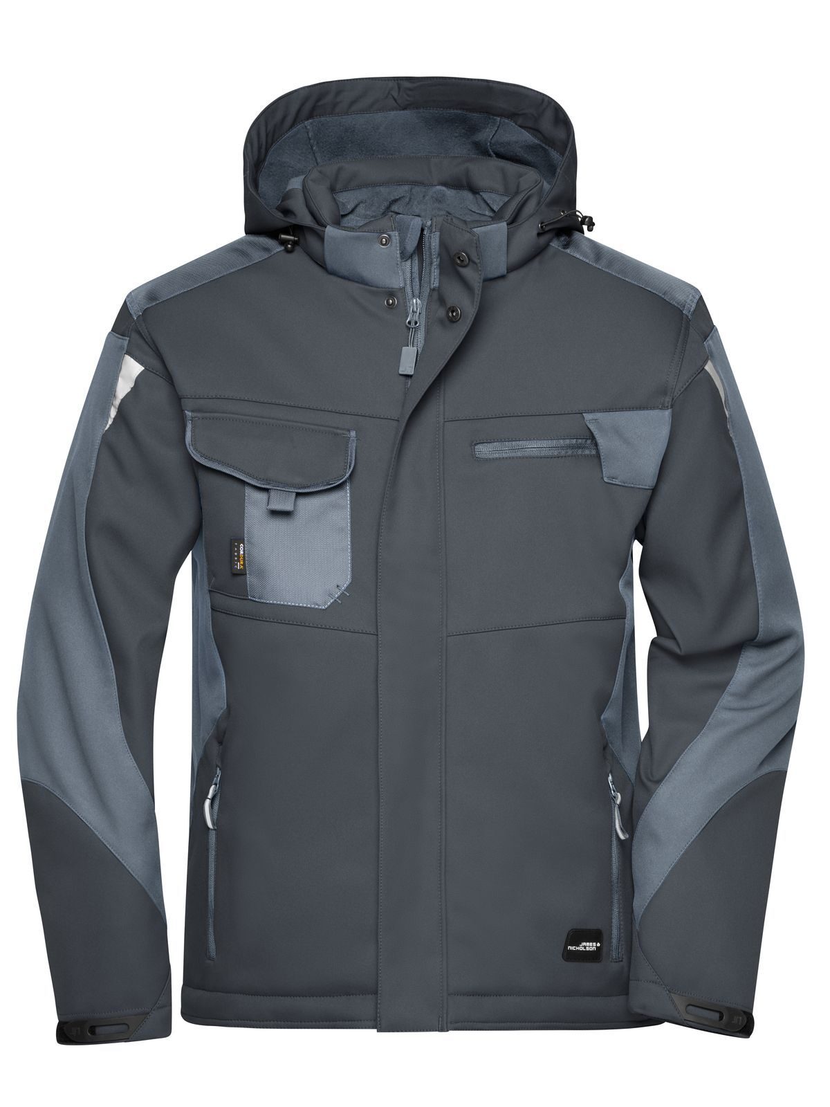 Craftsmen Softshell Jacket - Strong Herren – Daiber – Farbe black/carbon – individuell veredelbar