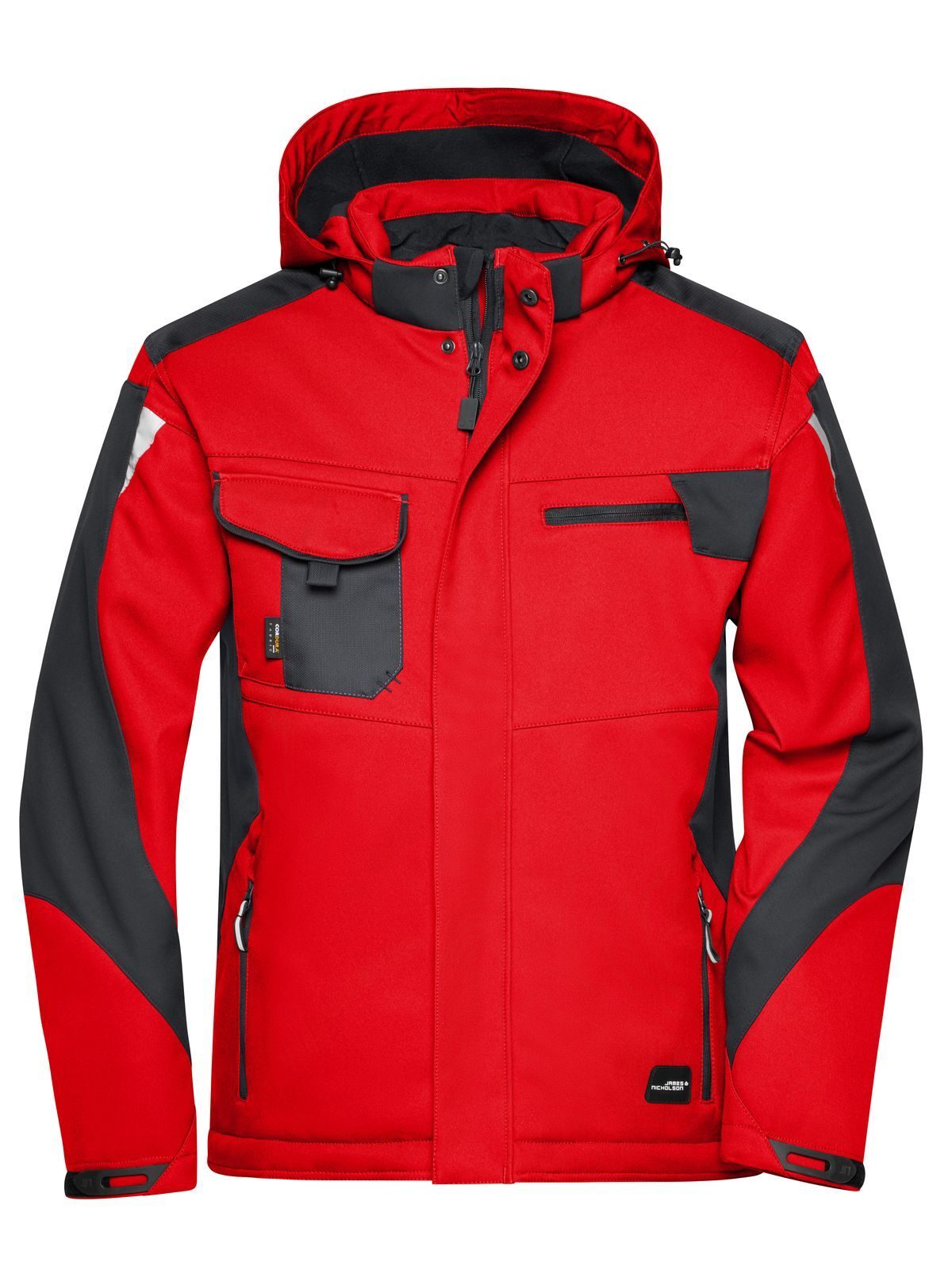 Craftsmen Softshell Jacket - Strong Herren – Daiber – Farbe red/black – individuell veredelbar